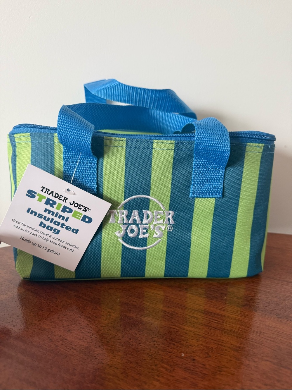 Brand New: TRADER JOE’S - Striped Mini Insulated Bag